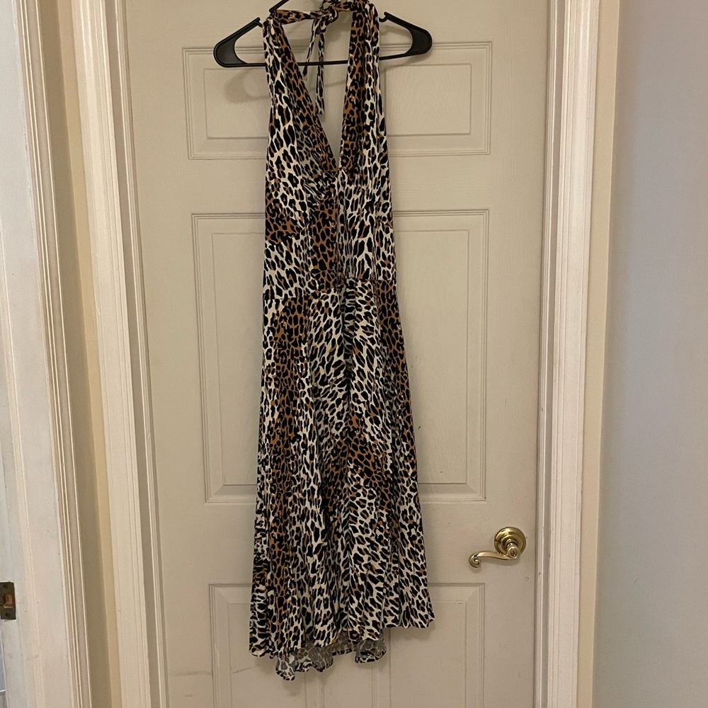 Trashy Diva 50s leopard midi length Helena.